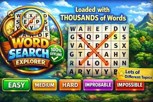Скриншот 1 — Word Search Explorer Offline