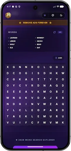 Скриншот 4 — Word Search Explorer Offline