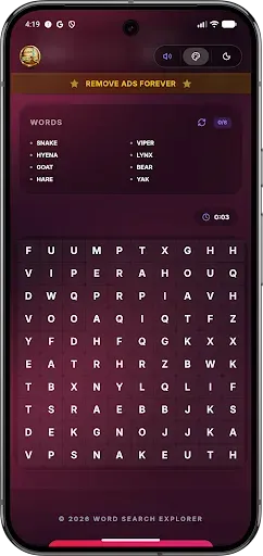 Скриншот 5 — Word Search Explorer Offline