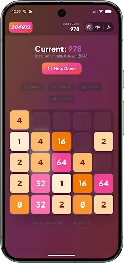 Скриншот 6 — 2048 XL Powerup 2026 Offline