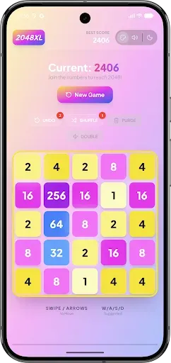 Скриншот 8 — 2048 XL Powerup 2026 Offline