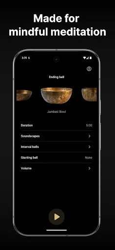 Скриншот 1 — Meditation Timer - MindTime
