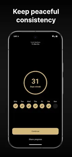Скриншот 3 — Meditation Timer - MindTime
