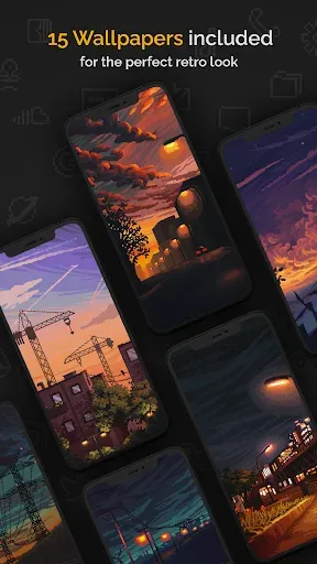 Скриншот 4 — Retro Mode - Icon Pack (Light)