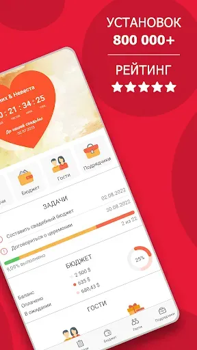 Скриншот 2 — Свадебный планировщик MyWed