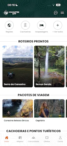 Скриншот 1 — Viajantes APP