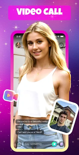 Скриншот 1 — Avory - Video Chat & Party