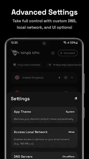 Скриншот 3 — Ninja VPN - Fast & Secure VPN