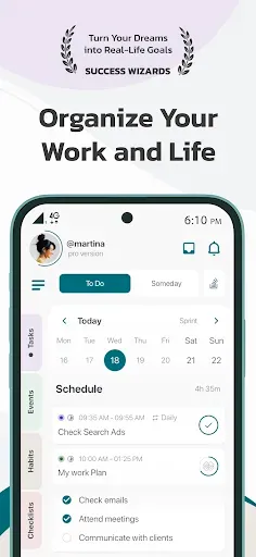 Скриншот 1 — Octopus: Planner, Goal Tracker
