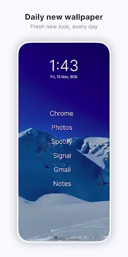 Скриншот 2 — Olauncher. Minimal AF Launcher