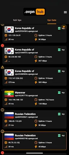 Скриншот 3 — .ovpn Hub — OpenVPN configs