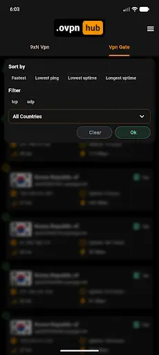 Скриншот 5 — .ovpn Hub — OpenVPN configs