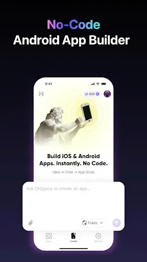 Скриншот 2 — OnSpace AI:Mobile App Builder