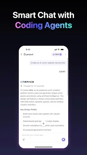 Скриншот 4 — OnSpace AI:Mobile App Builder