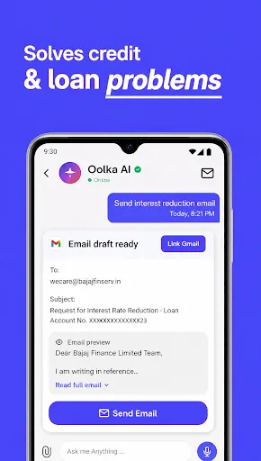 Скриншот 2 — Oolka: AI Credit Score App