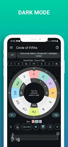Скриншот 3 — Circle of Fifths of 100+Scales