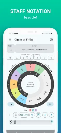 Скриншот 5 — Circle of Fifths of 100+Scales