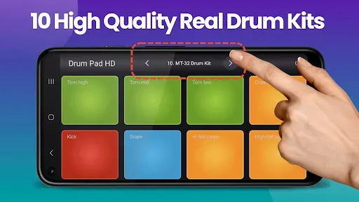 Скриншот 2 — Drum Octapad HD: Play like pro