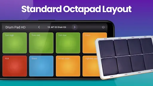 Скриншот 6 — Drum Octapad HD: Play like pro
