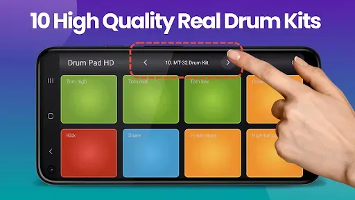 Скриншот 8 — Drum Octapad HD: Play like pro