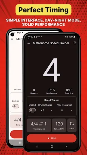 Скриншот 1 — Metronome Speed Trainer