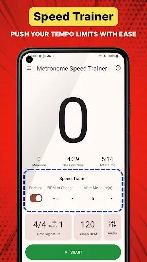 Скриншот 2 — Metronome Speed Trainer