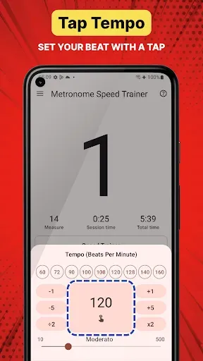 Скриншот 3 — Metronome Speed Trainer
