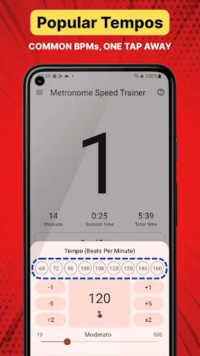 Скриншот 5 — Metronome Speed Trainer
