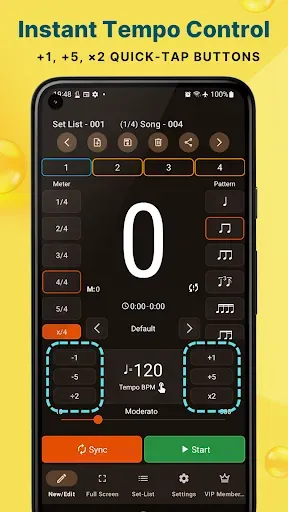Скриншот 6 — Stage Metronome with Setlist