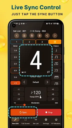 Скриншот 7 — Stage Metronome with Setlist