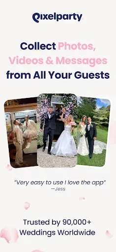 Скриншот 1 — PixelParty: QR Wedding Photos