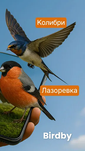 Скриншот 2 — Определитель птиц - Birdby