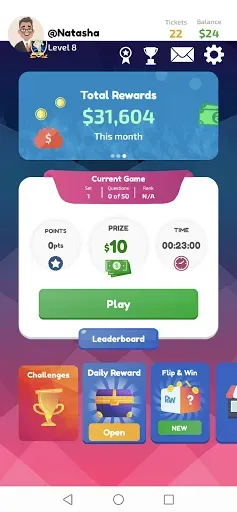 Скриншот 1 — Play and Win-Win Cash Prizes!