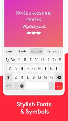 Скриншот 2 — Fonts Type – Fonts Keyboard