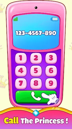 Скриншот 2 — Princess Baby Phone Game