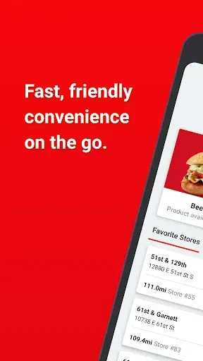 Скриншот 1 — QuikTrip: Food, Coupons & Fuel