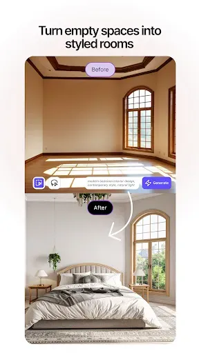 Скриншот 2 — Renovate AI : House Design