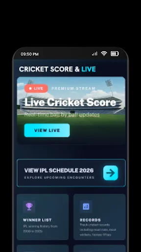 Скриншот 1 — Live Cricket TV HD Streaming