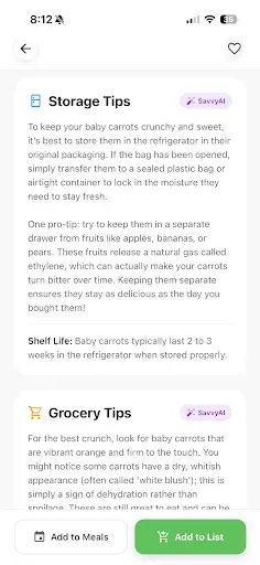 Скриншот 3 — Grocery Savvy