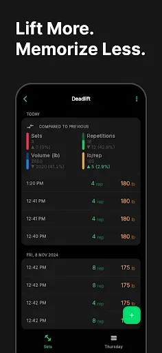 Скриншот 8 — Setgraph: Workout Log