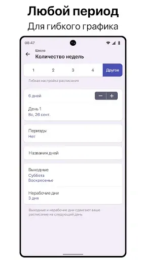 Скриншот 8 — Расписание Занятий и Задачи