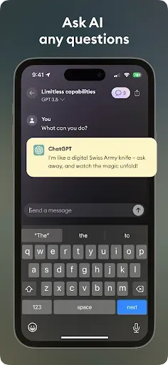 Скриншот 2 — Limitless AI・ChatBot Assistant
