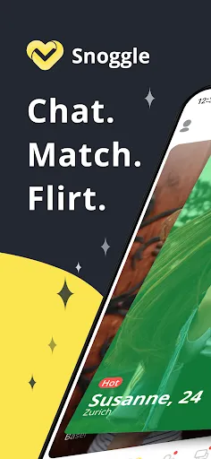 Скриншот 1 — Snoggle: Dating & Chat App