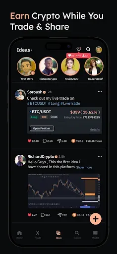 Скриншот 4 — SorooshX: Trade Crypto Smarter