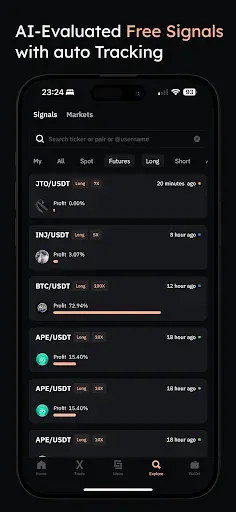 Скриншот 6 — SorooshX: Trade Crypto Smarter