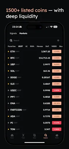 Скриншот 7 — SorooshX: Trade Crypto Smarter
