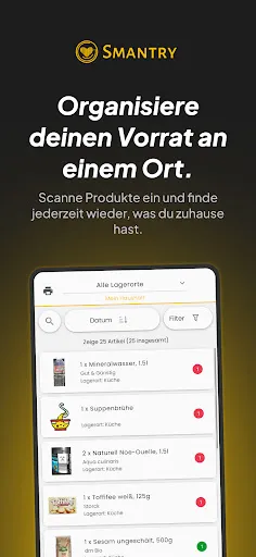 Скриншот 2 — Smantry – Speisekammer App