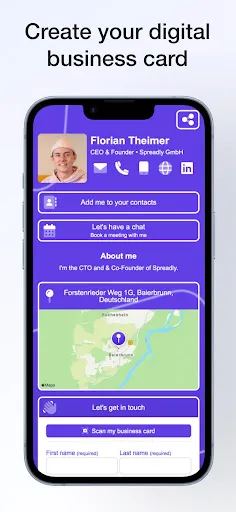 Скриншот 2 — Digital Business Card