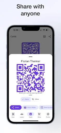 Скриншот 3 — Digital Business Card