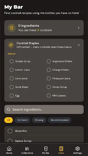 Скриншот 4 — Cocktails by Steve